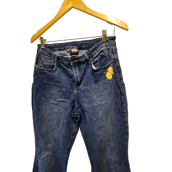 STAR WARS Flare Bell Bottom Jeans Size 13‎ New Rainbow Falcon - Picture 3 of 5